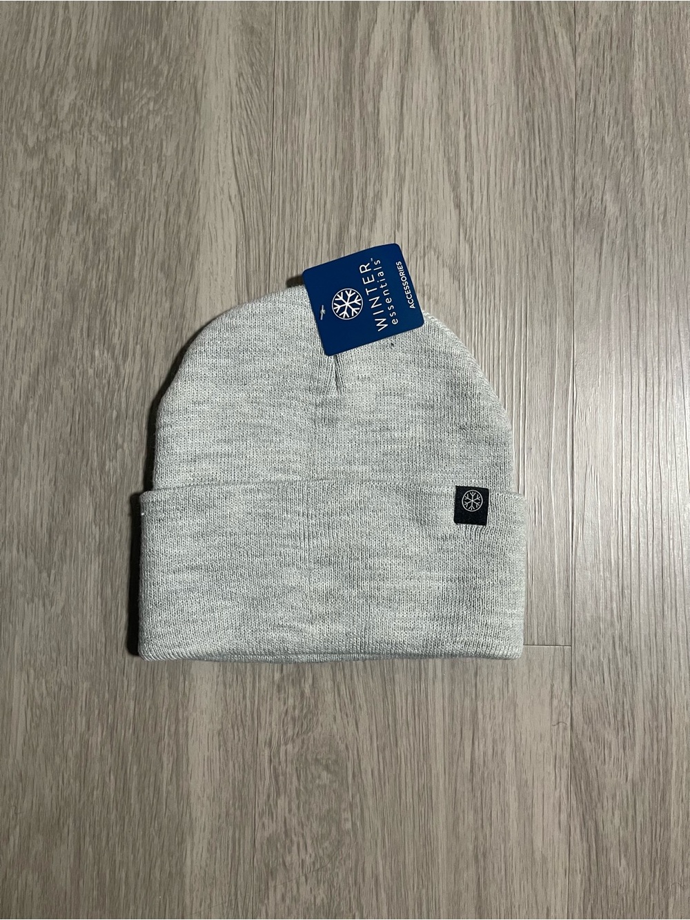 Light Grey Winter Essentials Knit Beanie
